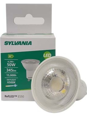 Sylvania GU10 Duylu 4.2W 6500K Beyaz Işık LED Çanak Ampul