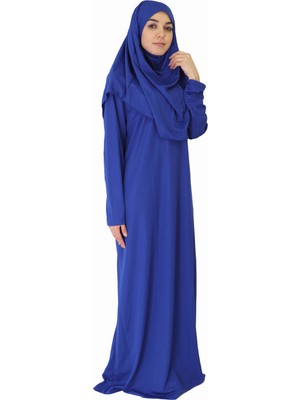 Zehranaz Namaz Elbisesi Saks Mavisi M