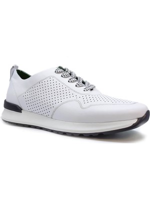 Marcomen Beyaz Iç Dış Deri Erkek Günlük Casual Ayakkabı - 15020