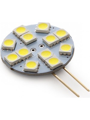 Dora Led  G4 Led Ampül 12v Yuvarlak Iğne Bacak Beyaz-1 Adet