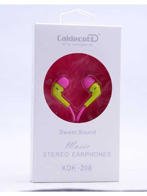 Caldecott KDK-208 Mp3 Stereo Kulaklık-Yeşil