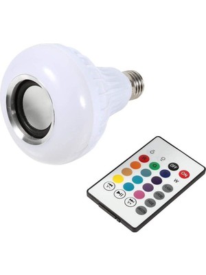 Pazariz Bluetooth Hoparlor Akıllı LED Ampul Rgb Kumandalı