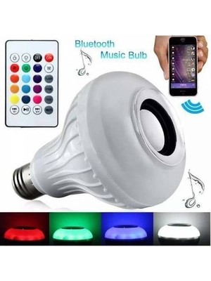 Pazariz Bluetooth Hoparlor Akıllı LED Ampul Rgb Kumandalı