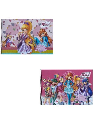 Gıpta WINX17X24 Spiralli Resim Defteri 15 Yp 2'li
