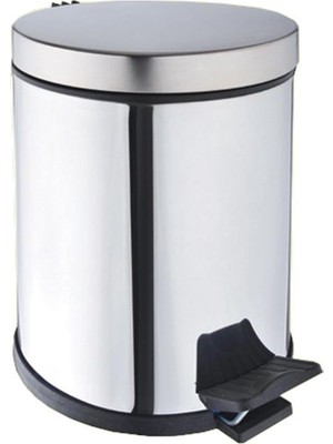 Onno Parlak Pedallı Çöp Kovası 5 Lt
