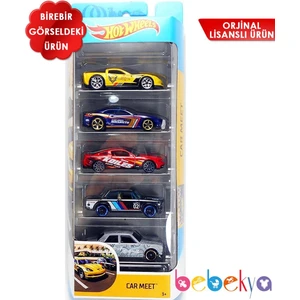 Hot Wheels Beşli Araba Seti 2020 Car Meet