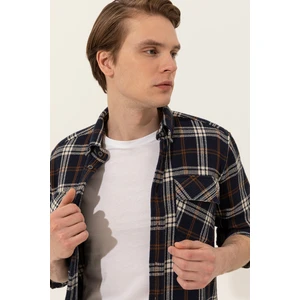 U.S. Polo Assn. Erkek Lacivert Uzunkol Gömlek 50242103-VR033
