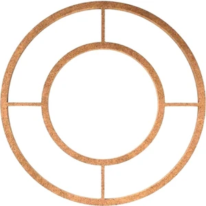 Ham Mdf Geçişli Makrome Kasnak 30 cm 6 mm