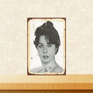 Fatma Girik 20-30 cm Retro Ahşap Poster TKFX3742