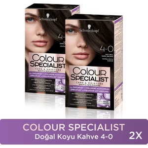 Colour Specialist Saç Boyası Doğal Koyu Kahve 4.0 X 2 Adet