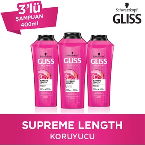Supreme Length Şampuan 400 Ml X 3 Adet