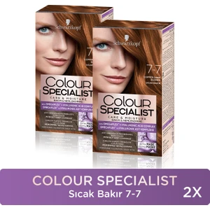 Colour Specialist Saç Boyası Sicak Bakir 7-7 X 2 Adet