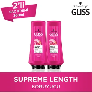 Supreme Length Saç Kremi 360 Ml X 2 Adet