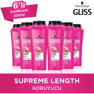 Supreme Length Şampuan 500 Ml X 6 Adet