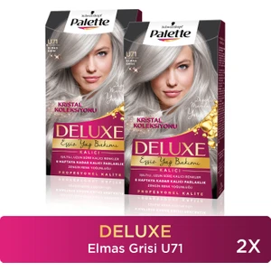Deluxe Saç Boyası U71 Buzul Grisi X 2 Adet