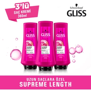 Supreme Length Saç Kremi 360 Ml X 3 Adet