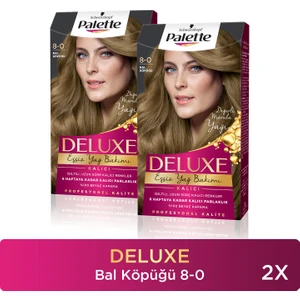 Deluxe Saç Boyası 8-0 Bal Köpüğü X 2 Adet