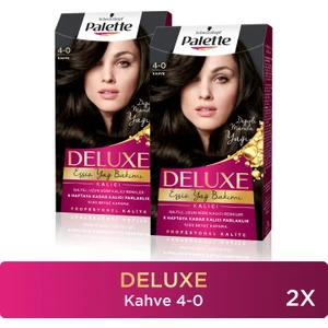Deluxe Saç Boyası 4-0 Kahve X 2 Adet