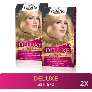 Deluxe Saç Boyası 9-0 Sarı X 2 Adet