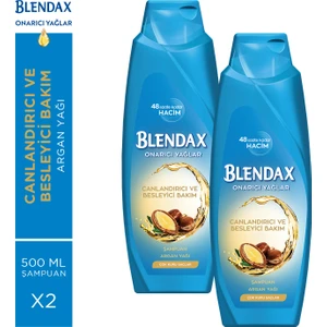 Canlandırıcı Ve Besleyici Bakım - Onarıcı Yağlar Argan Yağı Şampuan 500 Ml X 2 Adet