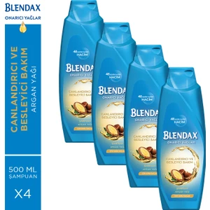 Canlandırıcı Ve Besleyici Bakım - Onarıcı Yağlar Argan Yağı Şampuan 500 Ml X 4 Adet