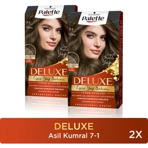 Deluxe Saç Boyası Yoğun Renkler 7-1 Asil Kumral X 2 Adet