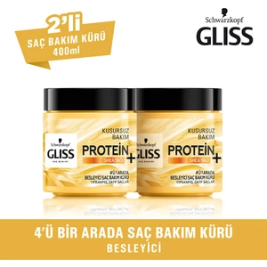 4'Ü 1 Arada Saç Bakım Kürü - Besleyici 400 Ml X 2 Adet