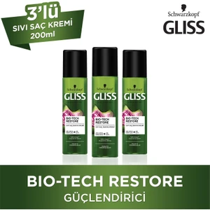 Bio-Tech Sıvı Saç Kremi 200 Ml X 3 Adet