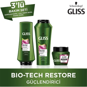Bio-Tech 500 Ml + Saç Kremi 360 Ml + Maske 300 Ml