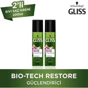 Bio-Tech Sıvı Saç Kremi 200 Ml X 2 Adet