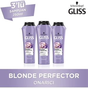 Blonde Perfector Mor Şampuan 250 Ml X 3 Adet