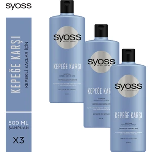 Kepeğe Karşı Etkili Şampuan 500 Ml X 3 Adet