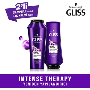Intense Therapy Şampuan 500 Ml + Saç Kremi 360 Ml