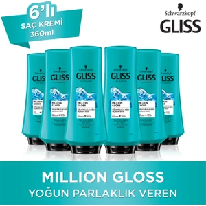 Million Gloss Saç Kremi 360 Ml X 6 Adet