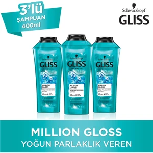 Million Gloss Şampuan 360 Ml X 3 Adet
