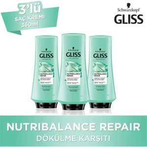 Nutribalance Saç Kremi 360 Ml X3 Adet