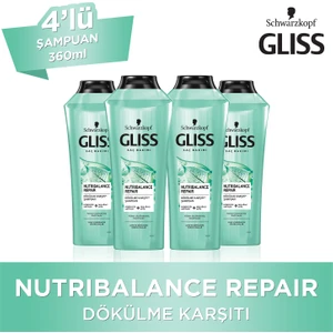 Nutribalance Şampuan 360 Ml X4 Adet