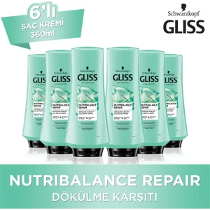 Nutribalance Saç Kremi 360 Ml X6 Adet