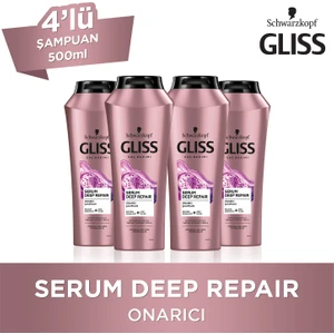 Serum Deep Repair Şampuan 500 Ml X 4 Adet