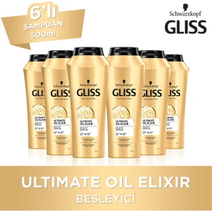 Ultimate Oil Elixir Şampuan 500 Ml X 6 Adet