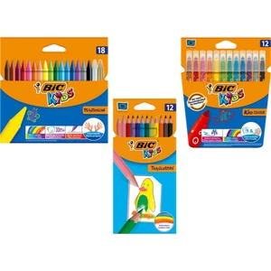 12'li Keçeli,18'li Pastel ve 12'li Kuru Boya Seti
