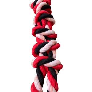 Lets Get Pet Büyük Irk Köpekler Için 6 Düğümlü Penye Halat 55 cm