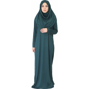 Zehranaz Namaz Elbisesi Koyu Yeşil L
