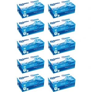 Mavi Nitril Eldiven Pudrasız (M) 100lü Paket 10 Adet