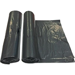 Endüstriyel Jumbo Boy Çöp Poşeti 400 Gr, 80X110 cm Siyah, 10 Rulo