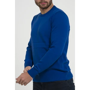 Trist Star  Erkek Sax %100 Pamuk Bisiklet Yaka Triko Kazak TRIST-1101