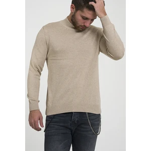 Trist Star Erkek Kemik %100 Pamuk Yarım Balıkçı Yaka Triko Kazak TRIST-1104