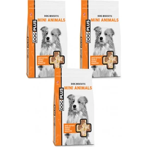 Dog Plus Hayvan Şekilli Ödül Bisküvisi 500 gr x 3 Adet