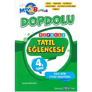 Mavi Boncuk Eğitim Yayınları 4. Sınıf Dopdolu Şifreli Tatil Eğlencesi