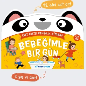 Cırt Cırtlı Etkinlik Kitabım - Bebeğimle Bir Gün (2+ Yaş)